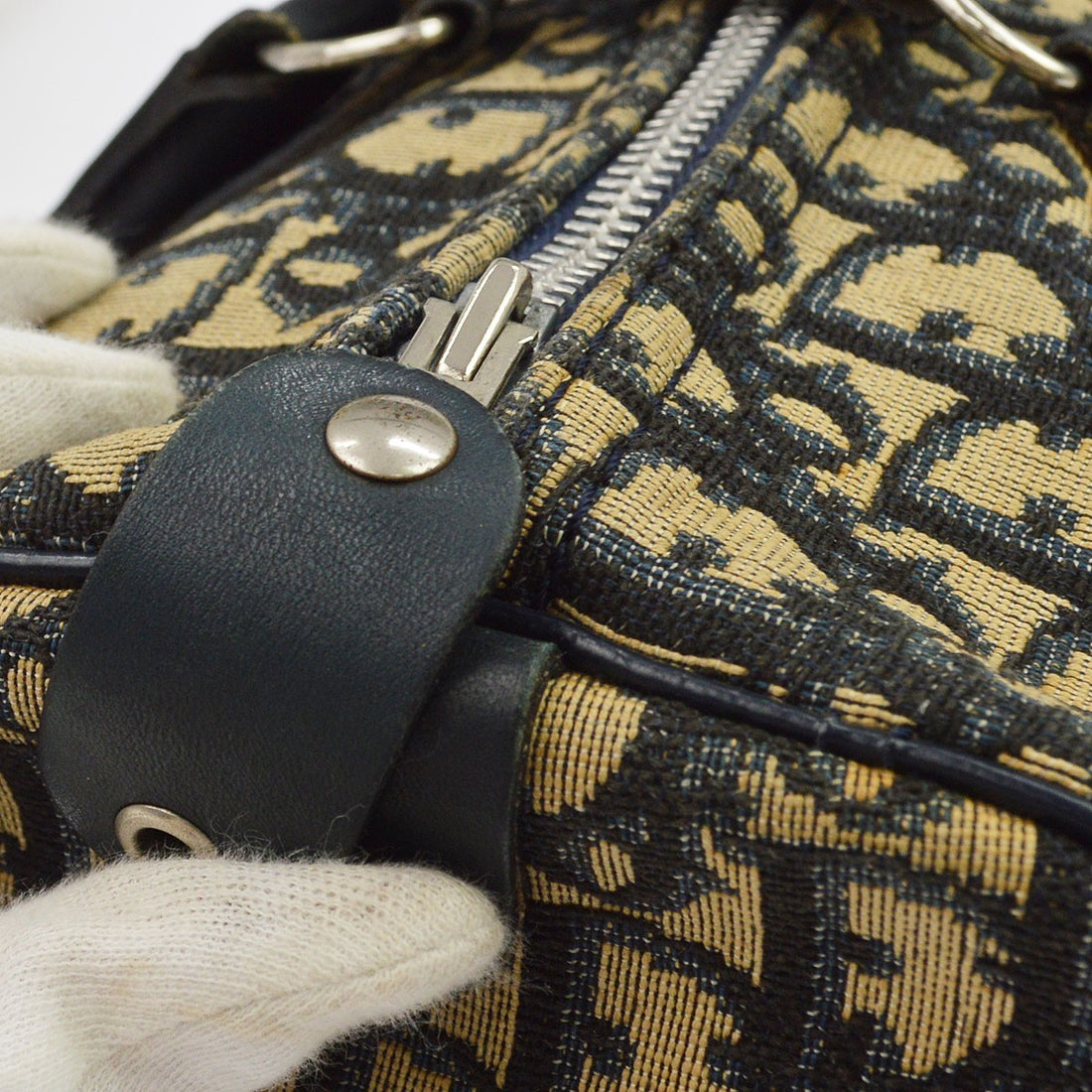 Dior Trotter Duffle in Tela Trotter Beige Vintage
