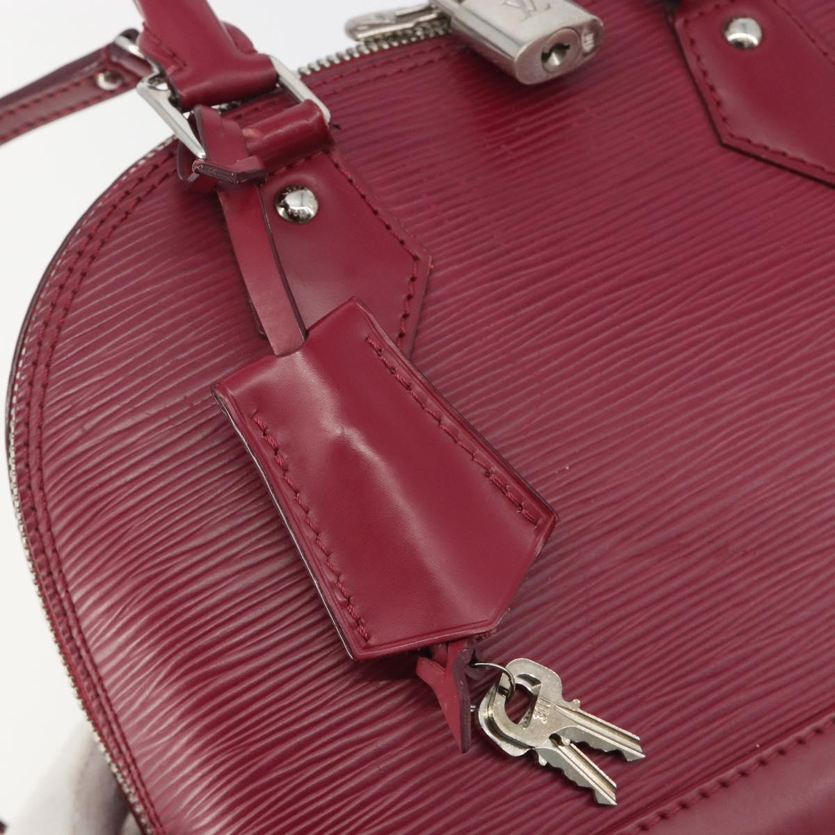 Louis Vuitton Epi Alma Handbag Fuchsia Authentic ep15555A - photo 10