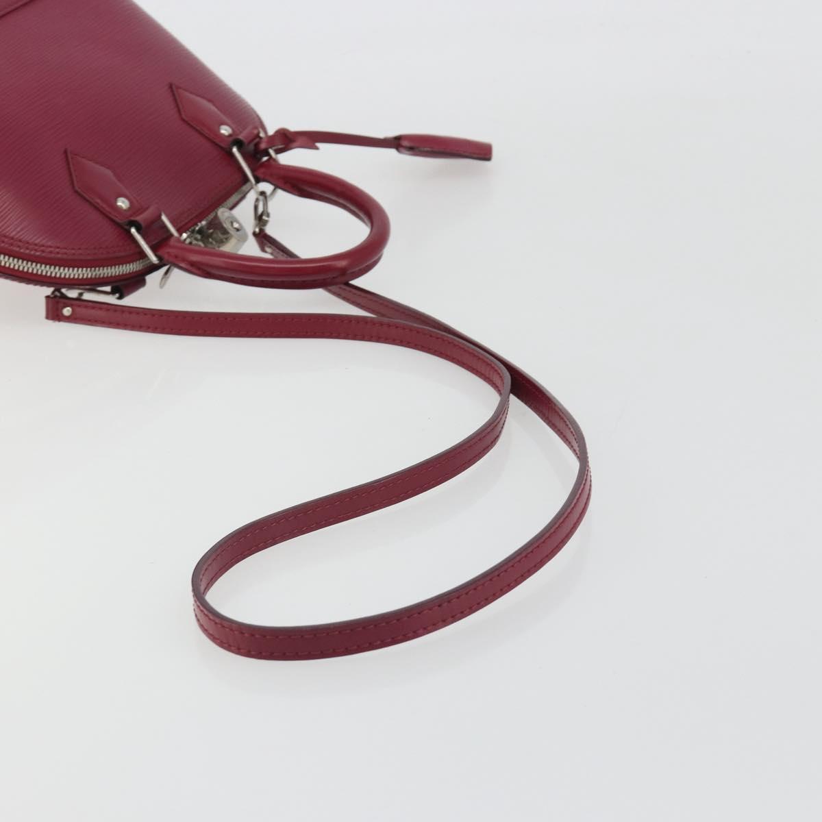 Louis Vuitton Epi Alma Handbag Fuchsia Authentic ep15555A - photo 9