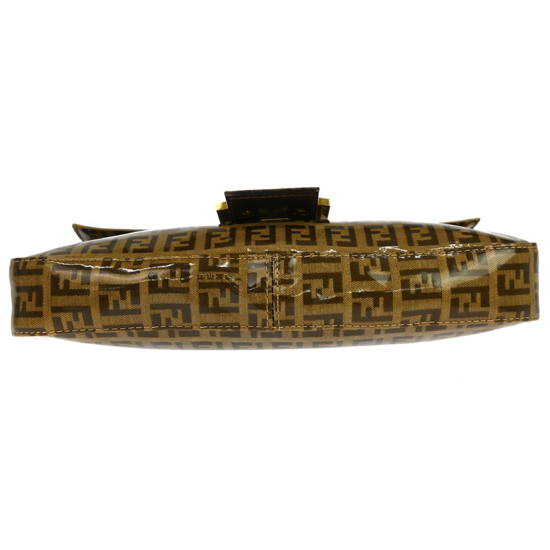 Fendi Baguette in PVC Zucchino Marrone Vintage