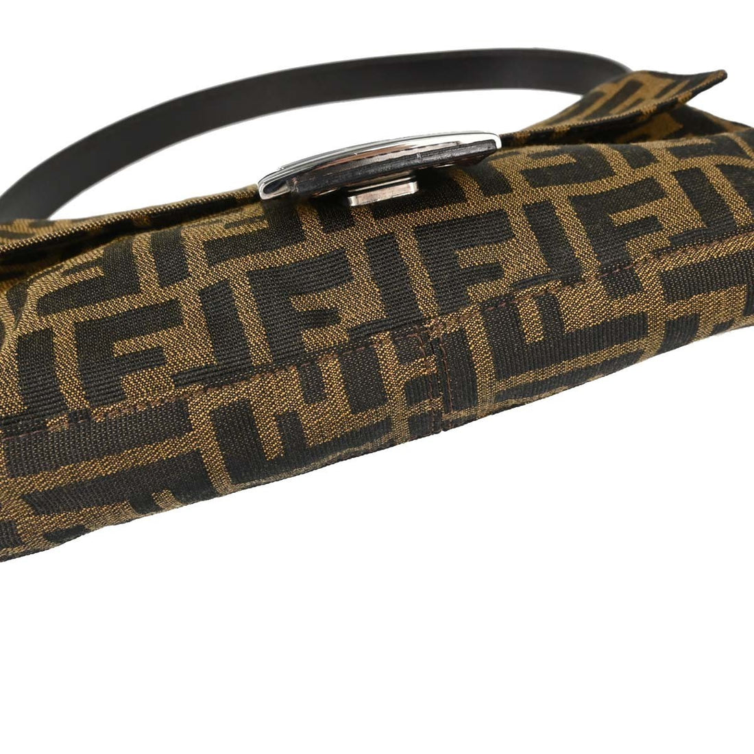 Fendi Baguette Zucca in Tela Zucca Marrone Vintage