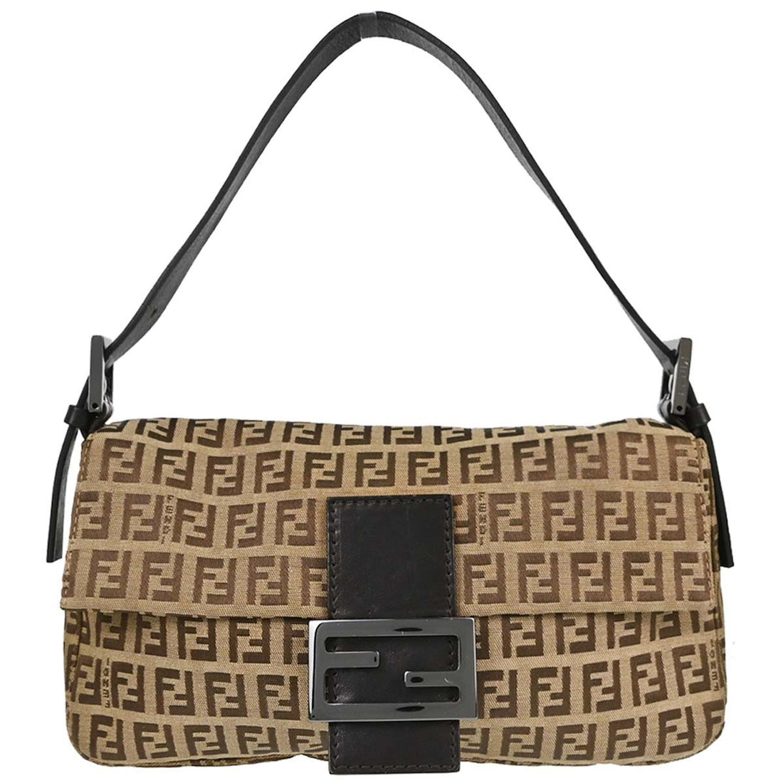 Fendi Baguette Zucchino in Tela Zucchino Beige Vintage