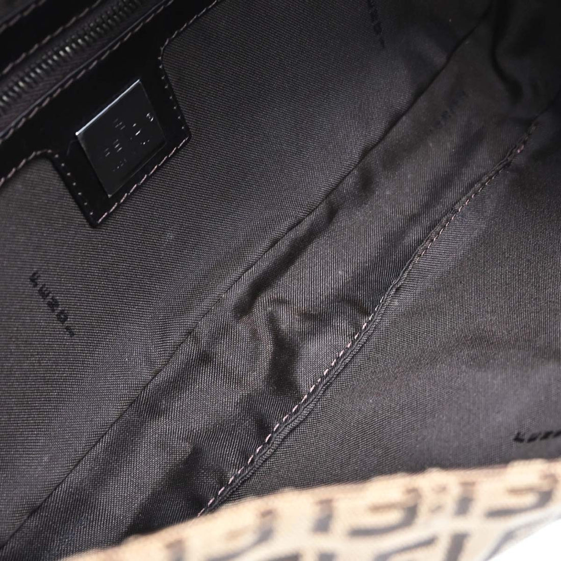 Fendi Baguette Zucchino in Tela Zucchino Beige Vintage