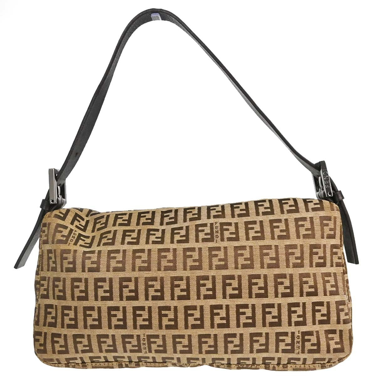 Fendi Baguette Zucchino in Tela Zucchino Beige Vintage – foto 2