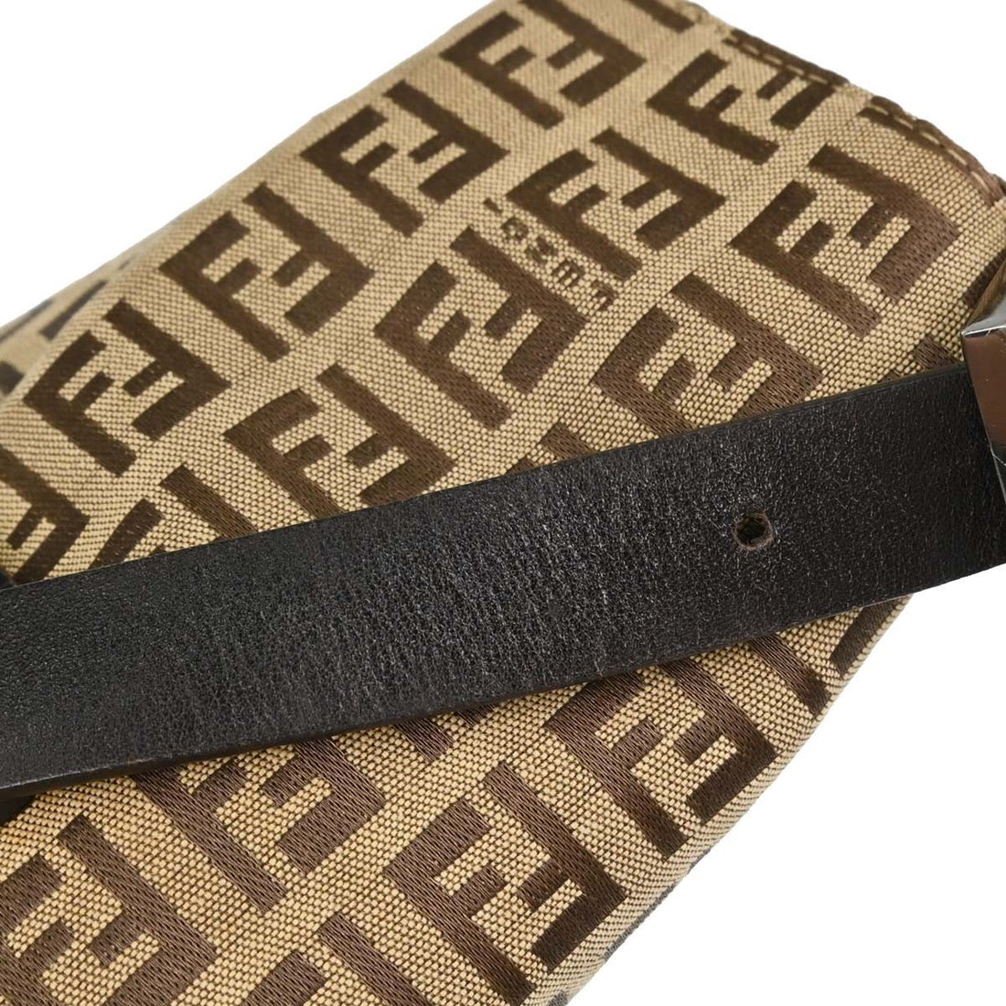 Fendi Baguette Zucchino in Tela Zucchino Beige Vintage