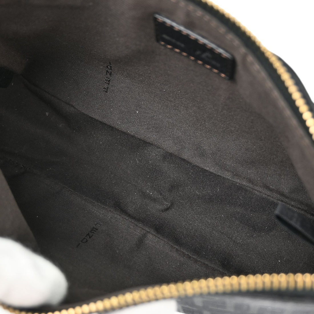 Fendi Black Zucchino Handbag Vintage