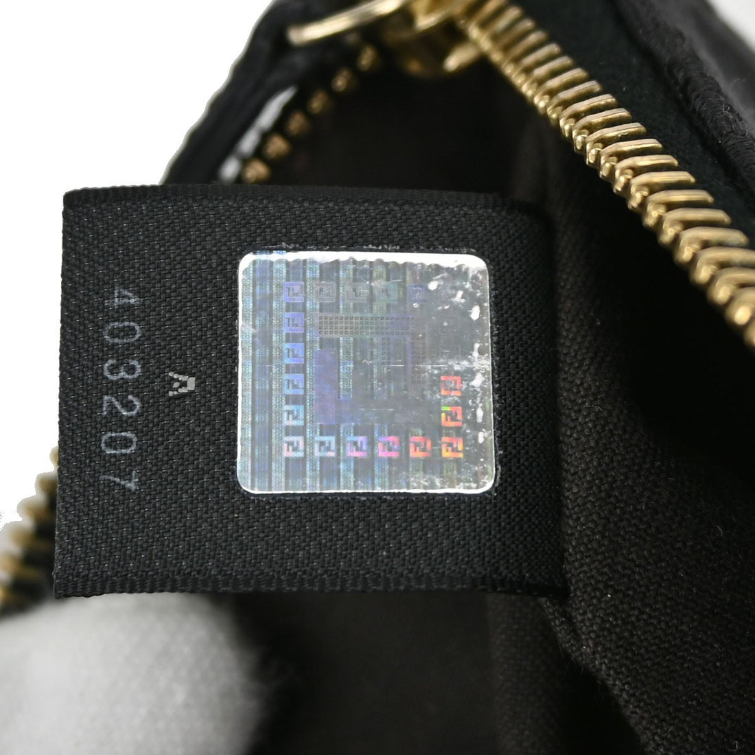 Fendi Black Zucchino Handbag Vintage