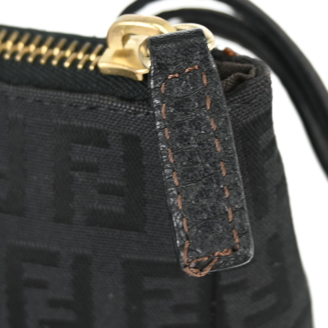 Fendi Black Zucchino Handbag Vintage