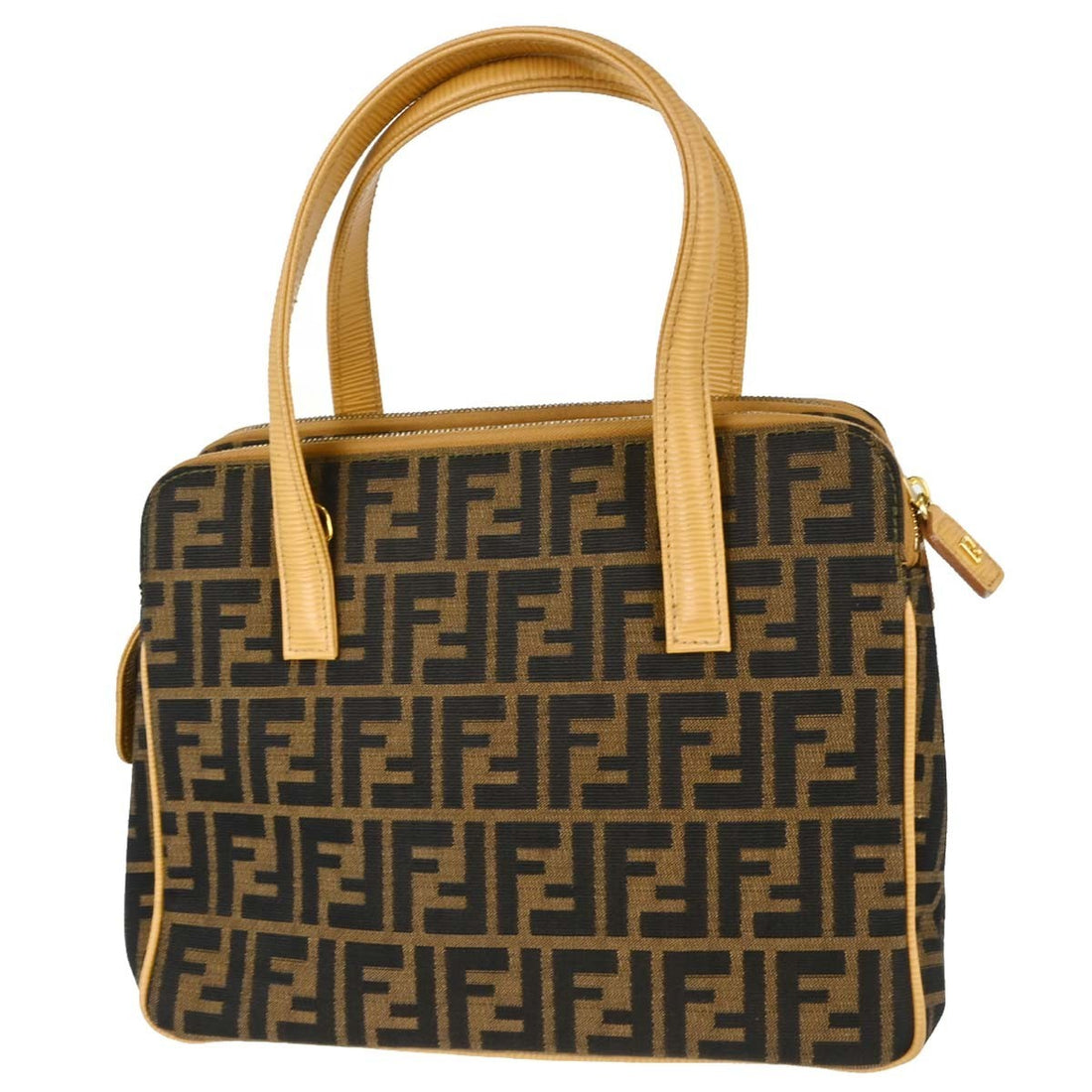 Fendi Borsa 2Way in Tela Zucca Marrone Vintage