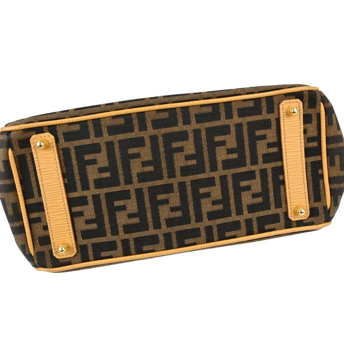 Fendi Borsa 2Way in Tela Zucca Marrone Vintage
