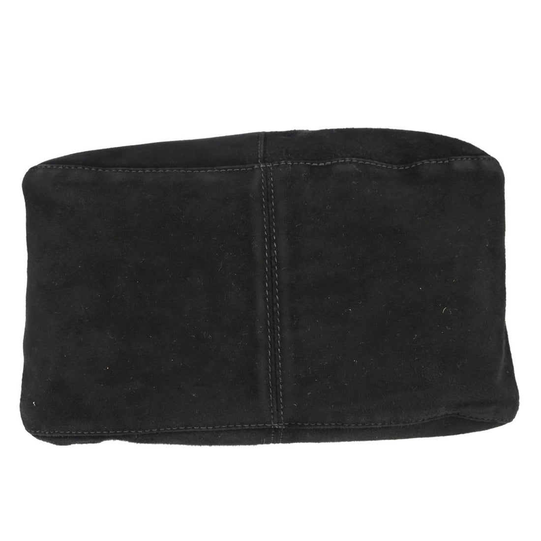 Fendi Borsa a Mano in Camoscio Nero Vintage