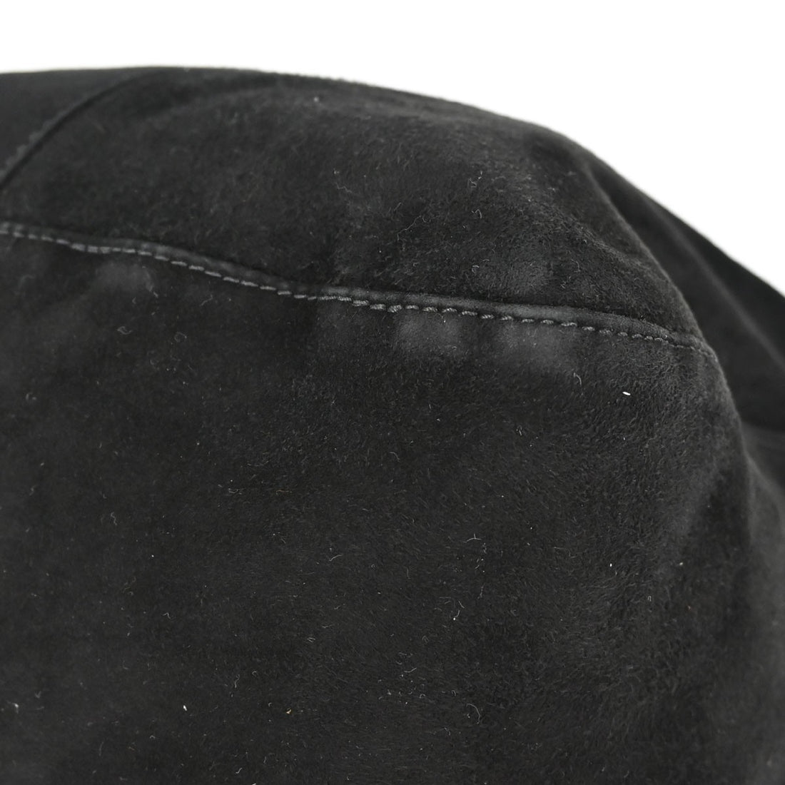 Fendi Borsa a Mano in Camoscio Nero Vintage