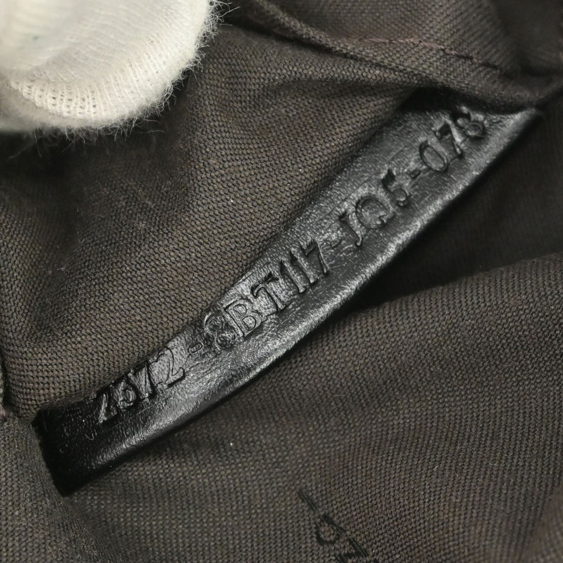 Fendi Borsa a Tracolla in Tela Zucchino Nero Vintage