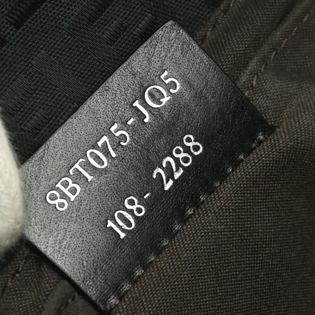 Fendi Crossbody Zucchino in Tela Zucchino Nero Vintage
