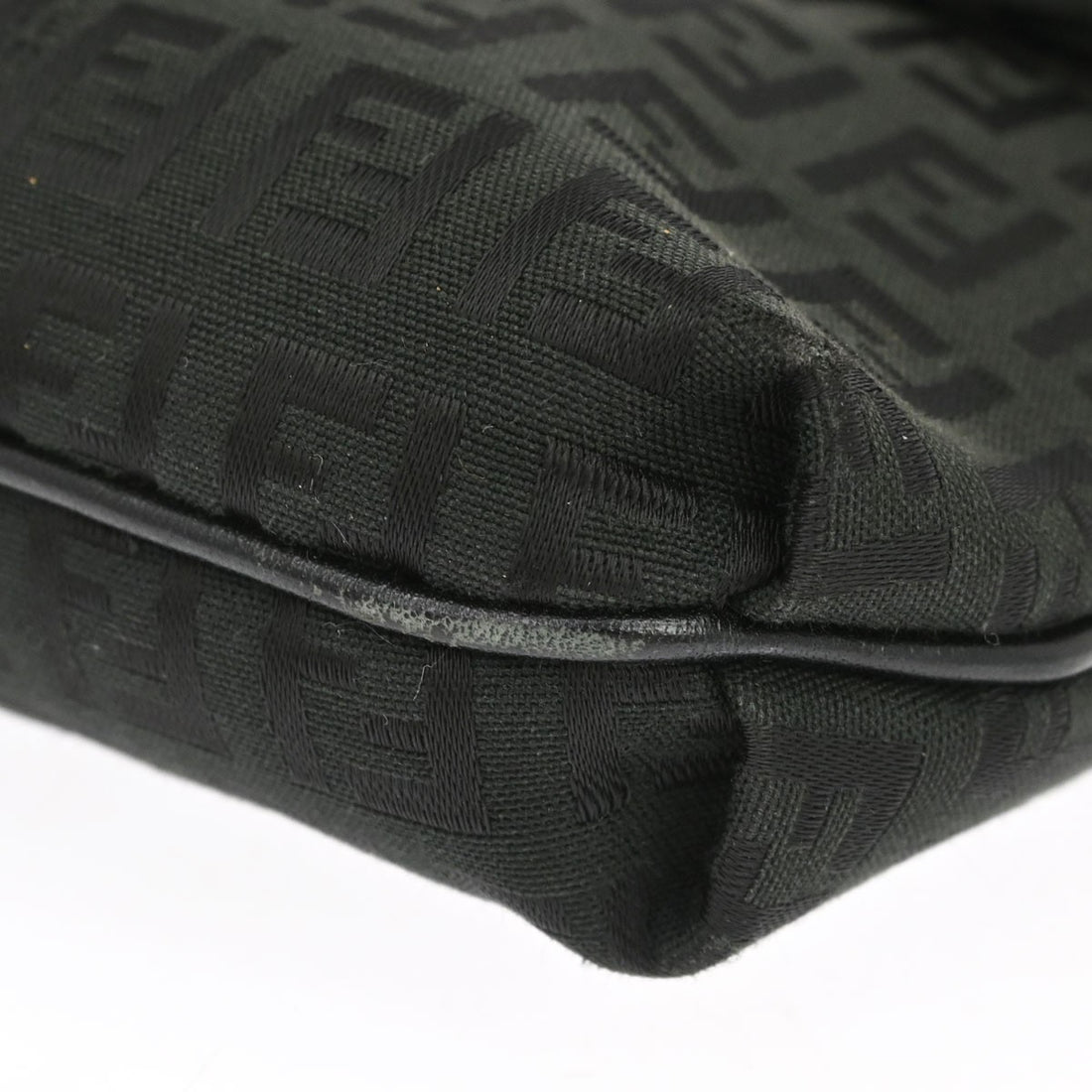 Fendi Crossbody Zucchino in Tela Zucchino Nero Vintage