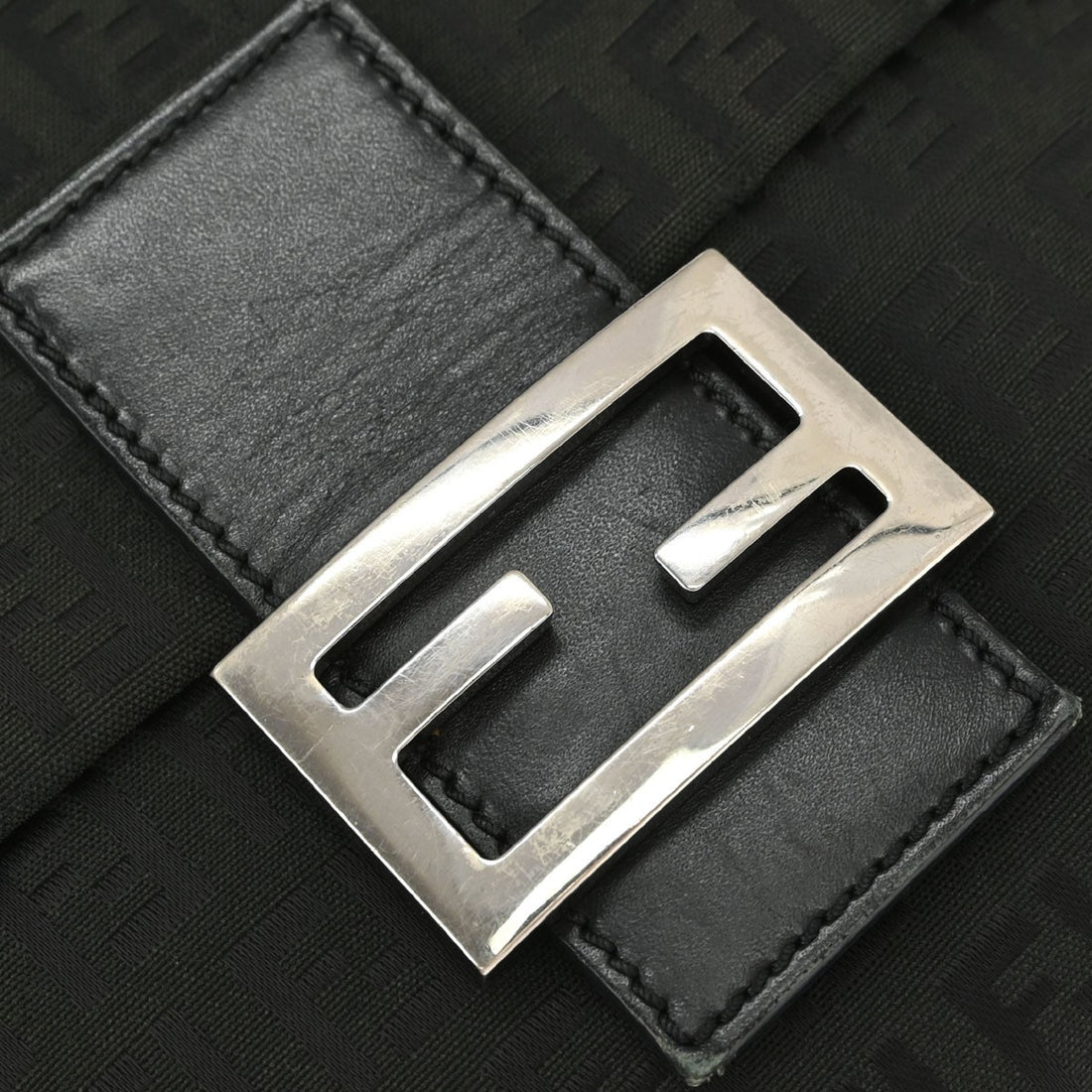 Fendi Crossbody Zucchino in Tela Zucchino Nero Vintage
