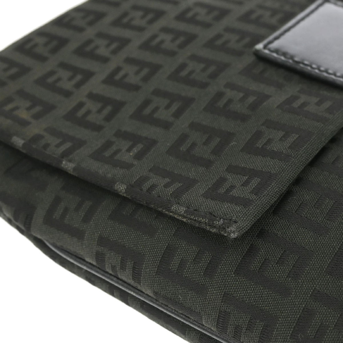 Fendi Crossbody Zucchino in Tela Zucchino Nero Vintage