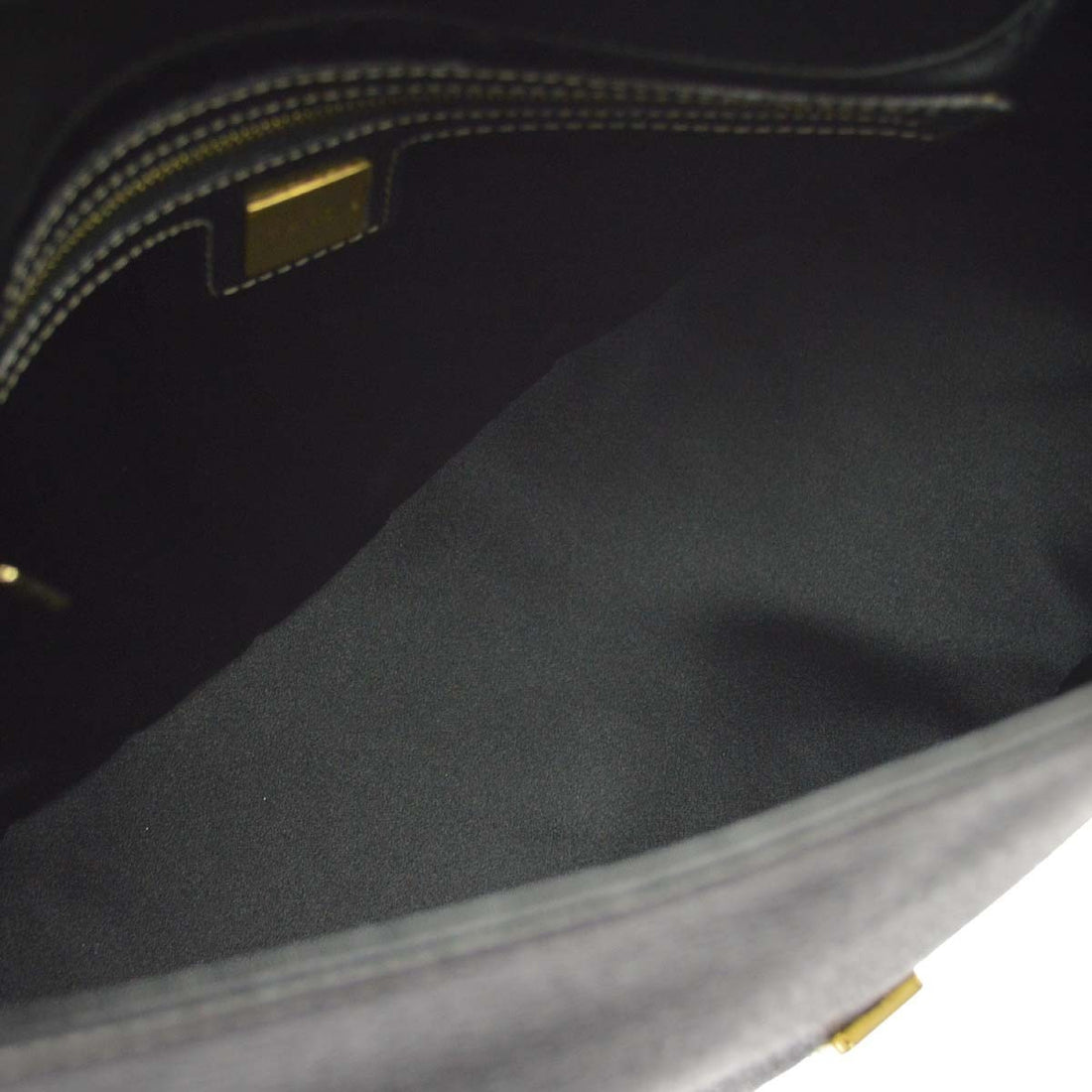 Fendi Mamma Baguette in Pelle Nera Vintage