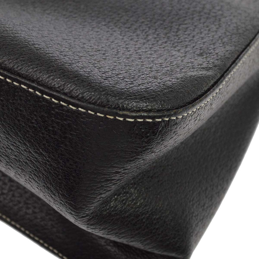 Fendi Mamma Baguette in Pelle Nera Vintage