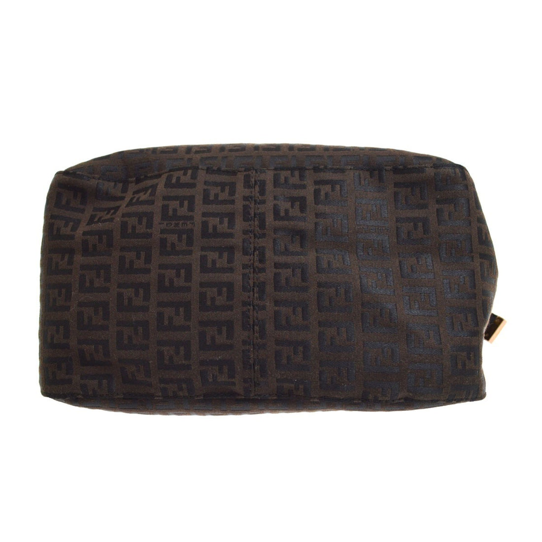Fendi Mamma Baguette in Tela Zucchino Marrone Vintage