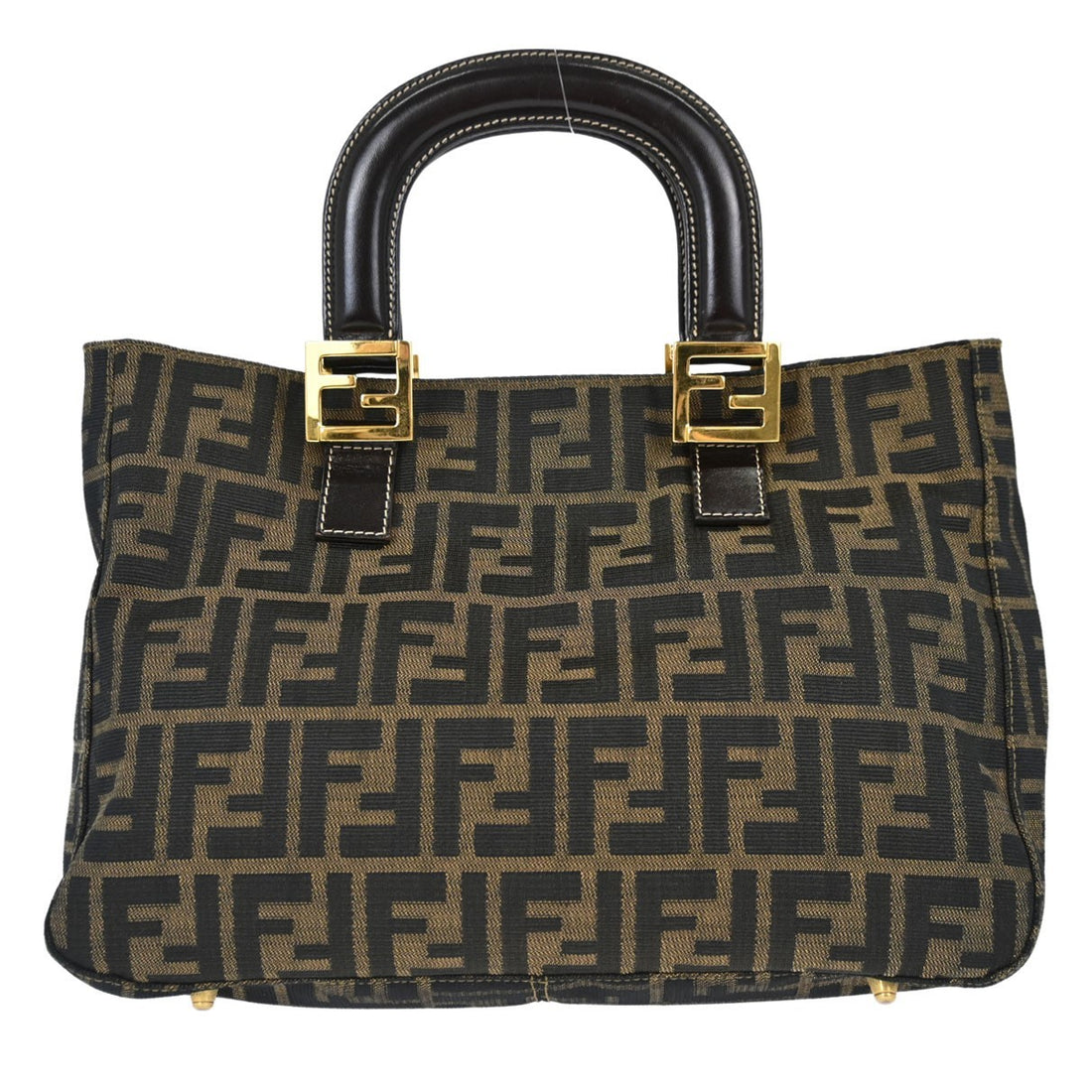 Fendi Tote in Tela Zucca Marrone Vintage