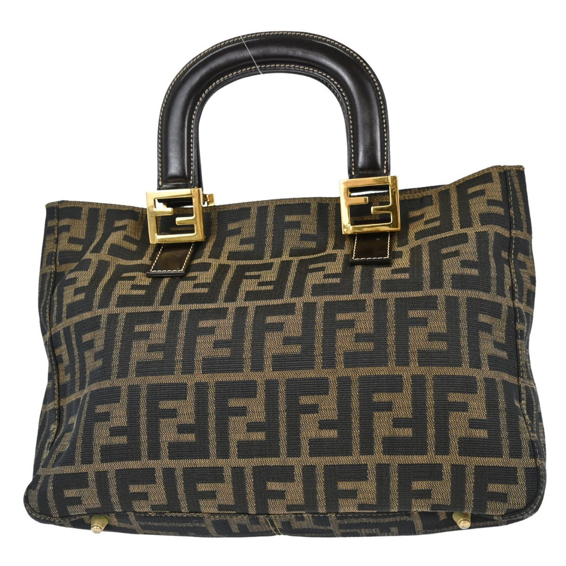 Fendi Tote in Tela Zucca Marrone Vintage