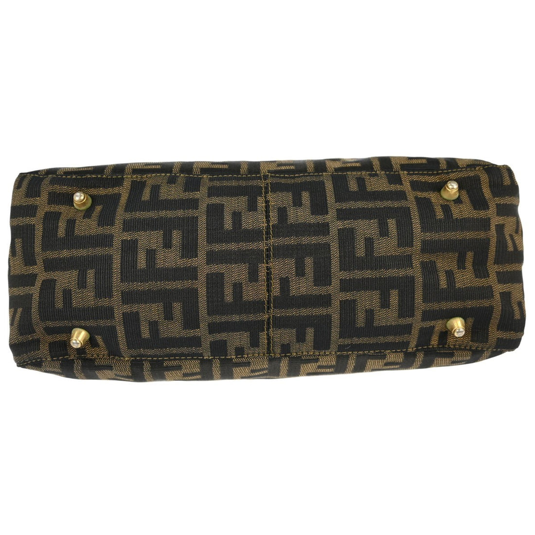 Fendi Tote in Tela Zucca Marrone Vintage