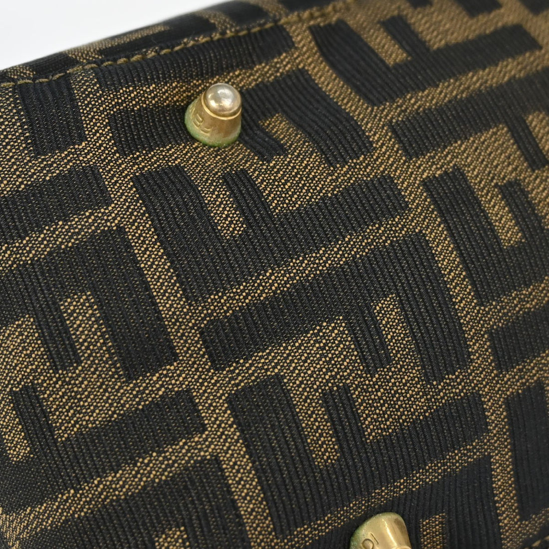 Fendi Tote in Tela Zucca Marrone Vintage