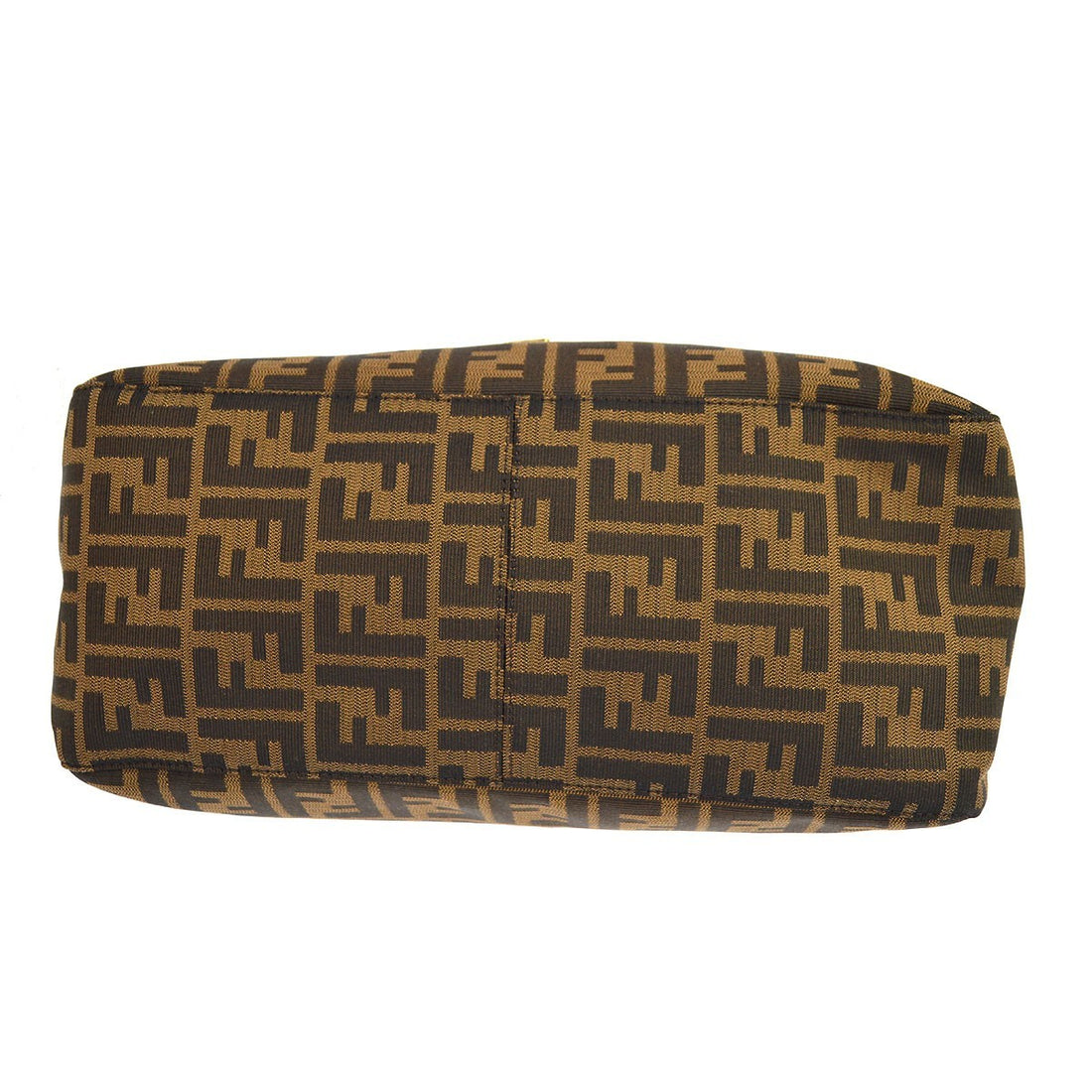 Fendi Canvas Zucca Big Mamma Baguette Handbag Vintage
