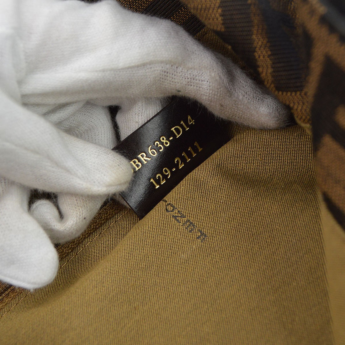 Fendi Canvas Zucca Big Mamma Baguette Handbag Vintage