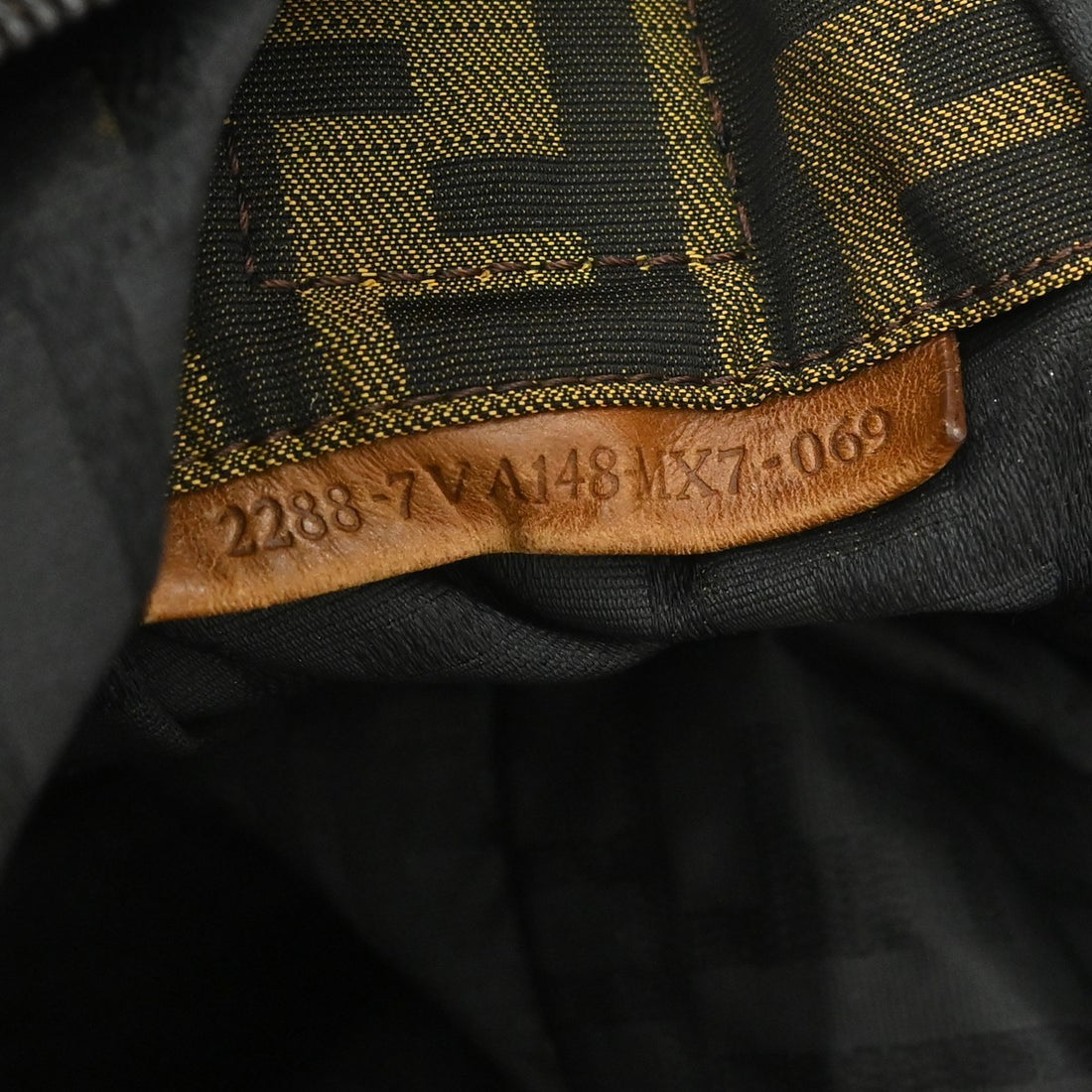 Fendi Zucca in Tela Zucca Marrone Vintage
