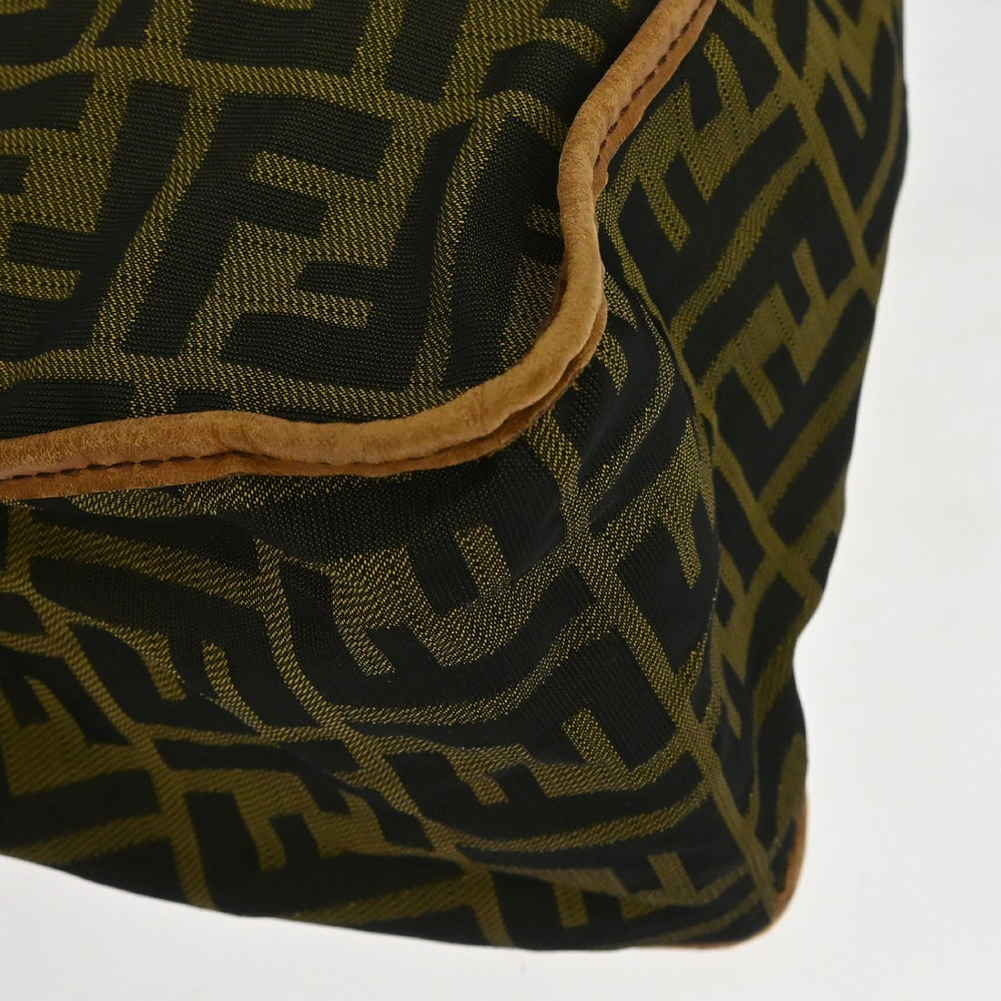 Fendi Zucca in Tela Zucca Marrone Vintage