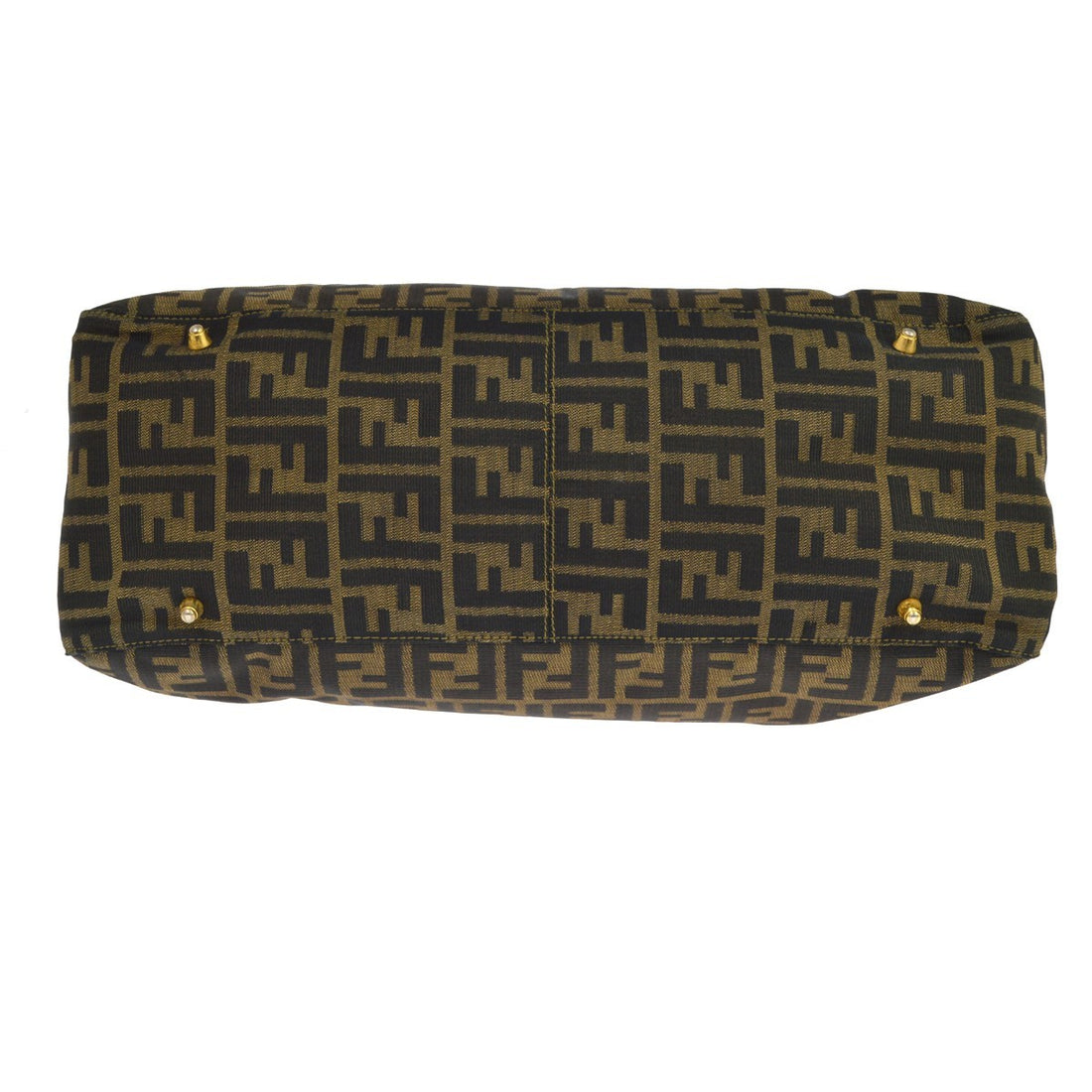 Fendi Zucca Tote in Tela Zucca Marrone Vintage