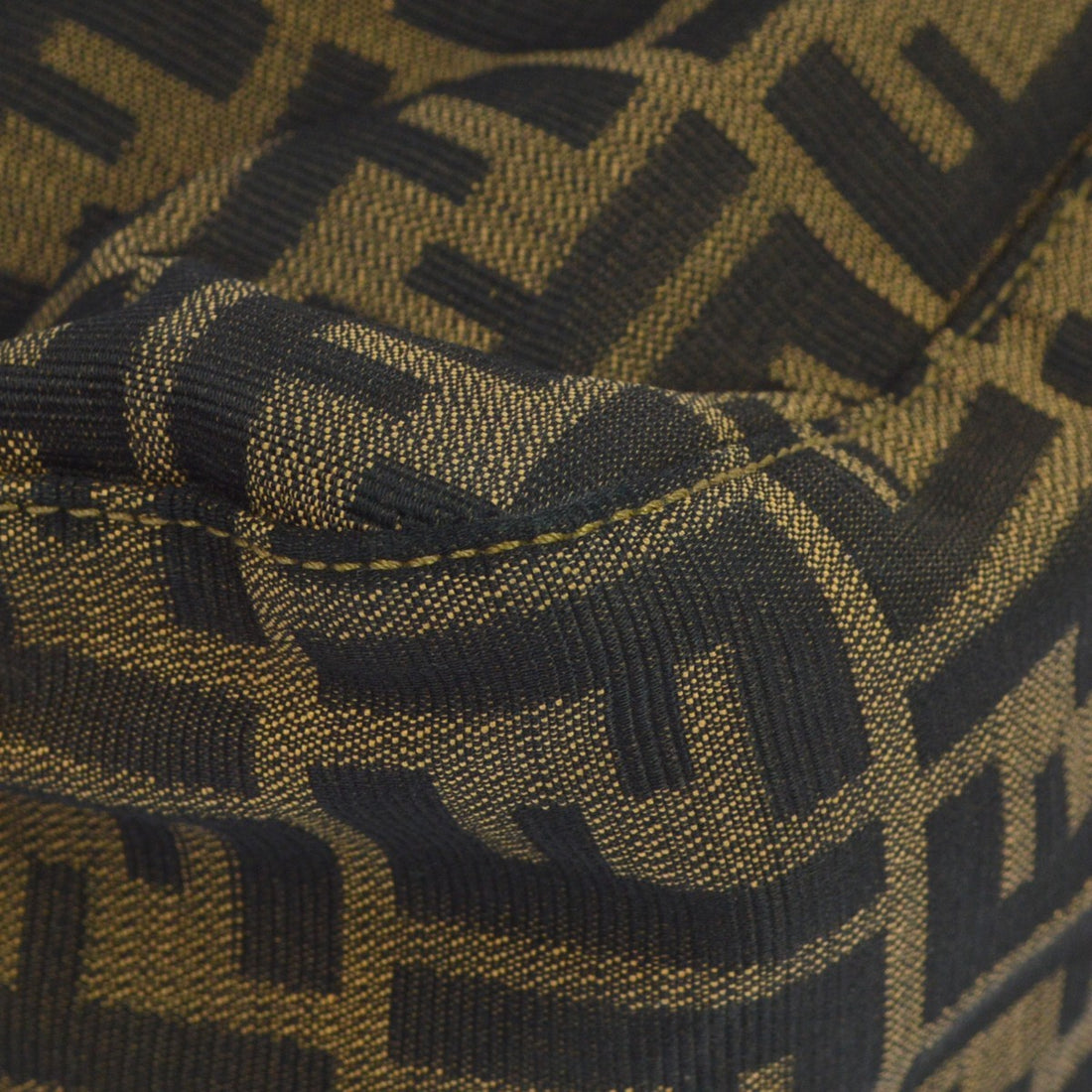 Fendi Zucca Tote in Tela Zucca Marrone Vintage