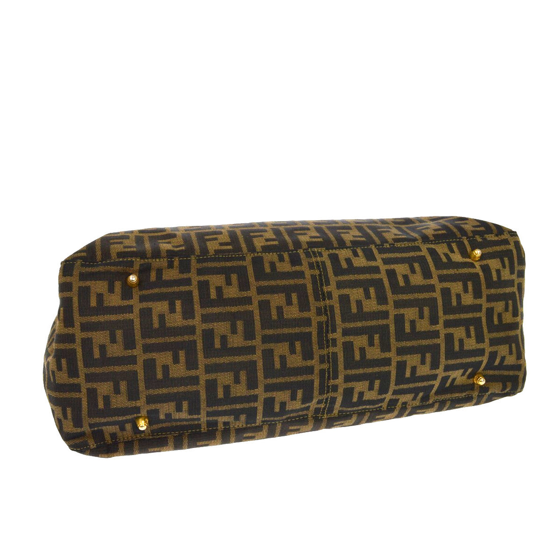 Fendi Brown Zucca Tote Handbag Vintage