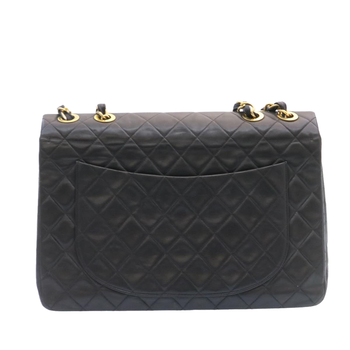 CHANEL Big Matelasse 34 Flap Chain Bag Nera Originale | Oro