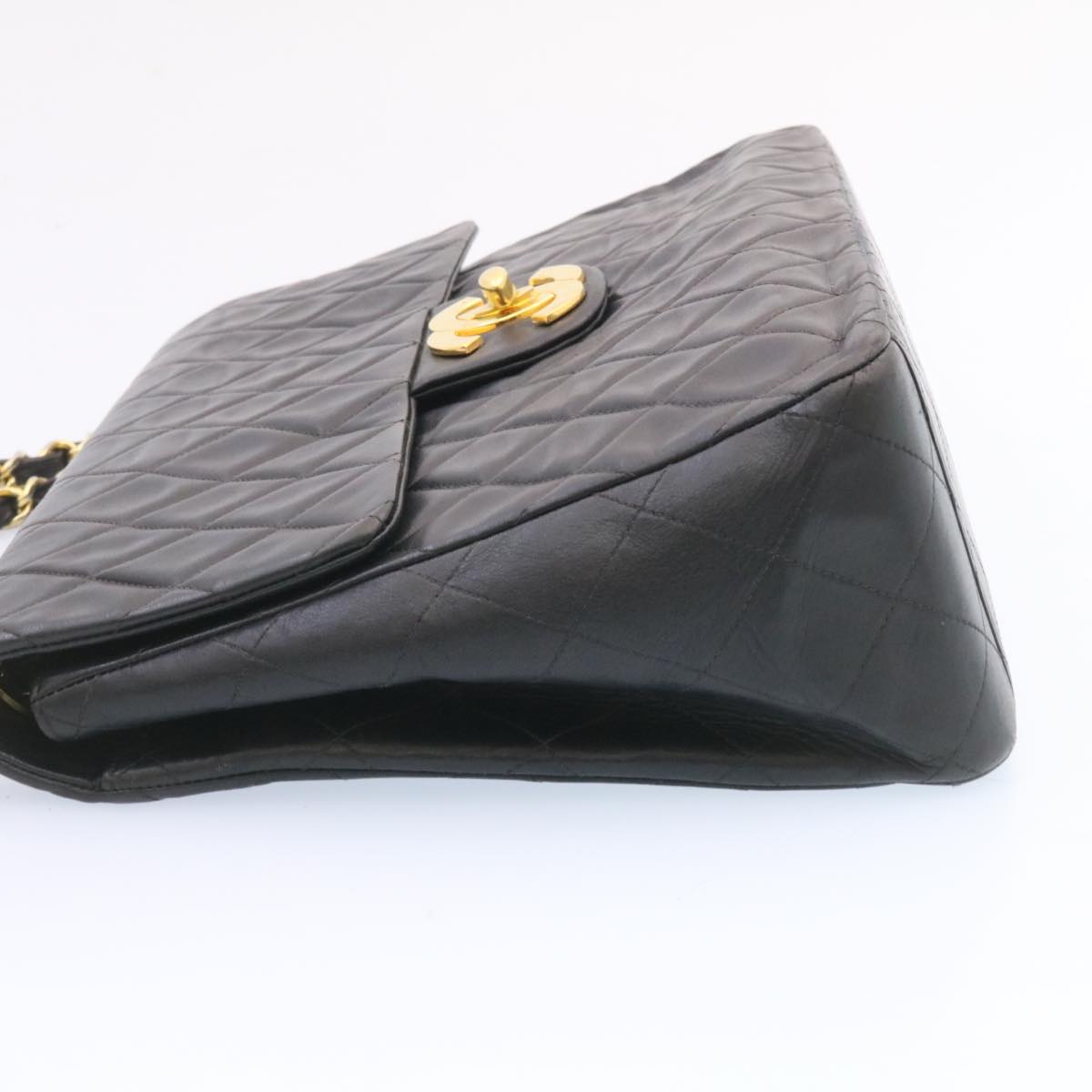 CHANEL Big Matelasse 34 Flap Chain Bag Nera Originale | Oro
