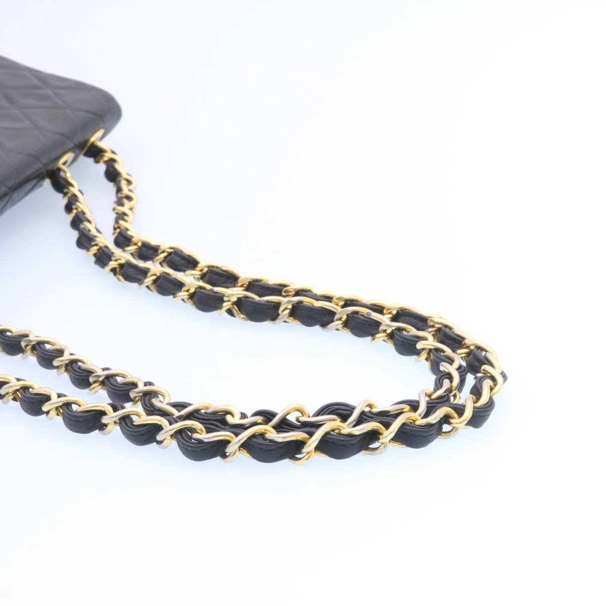 CHANEL Big Matelasse 34 Flap Chain Bag Nera Originale | Oro
