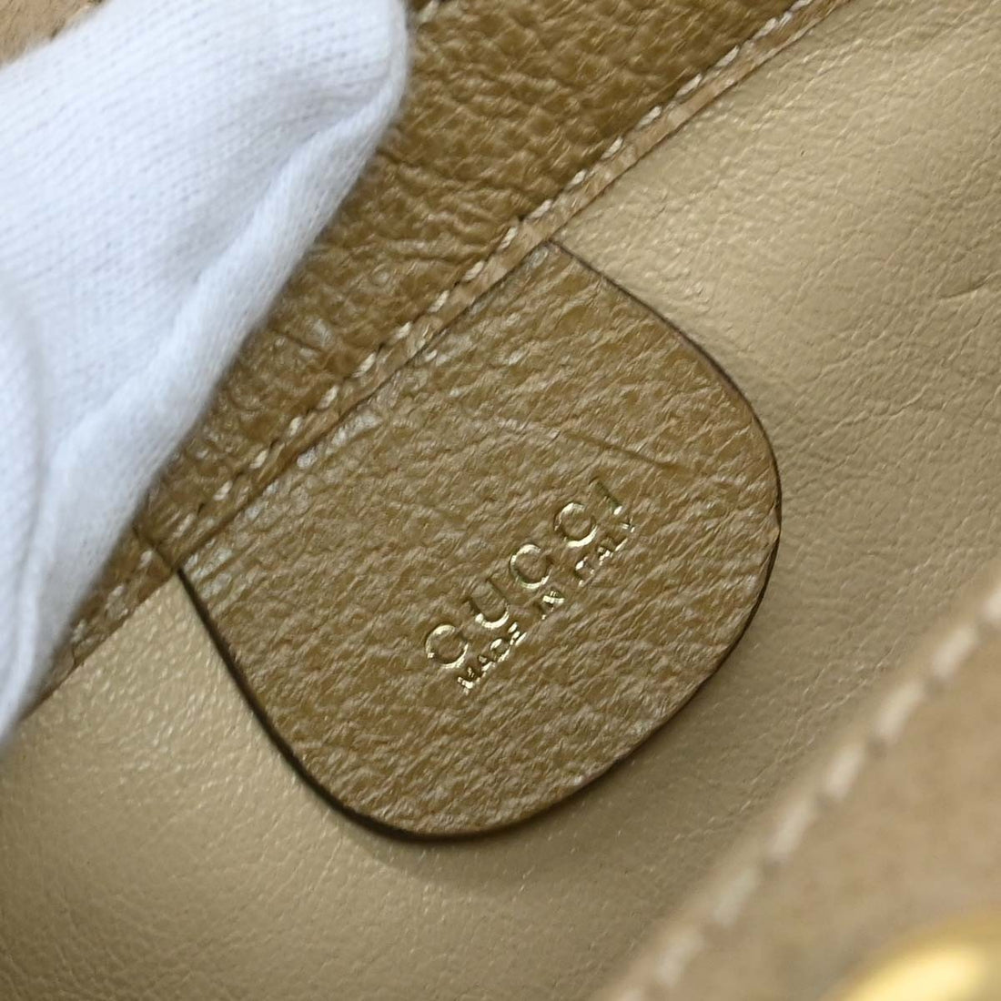 Gucci Bamboo in Pelle Beige Vintage