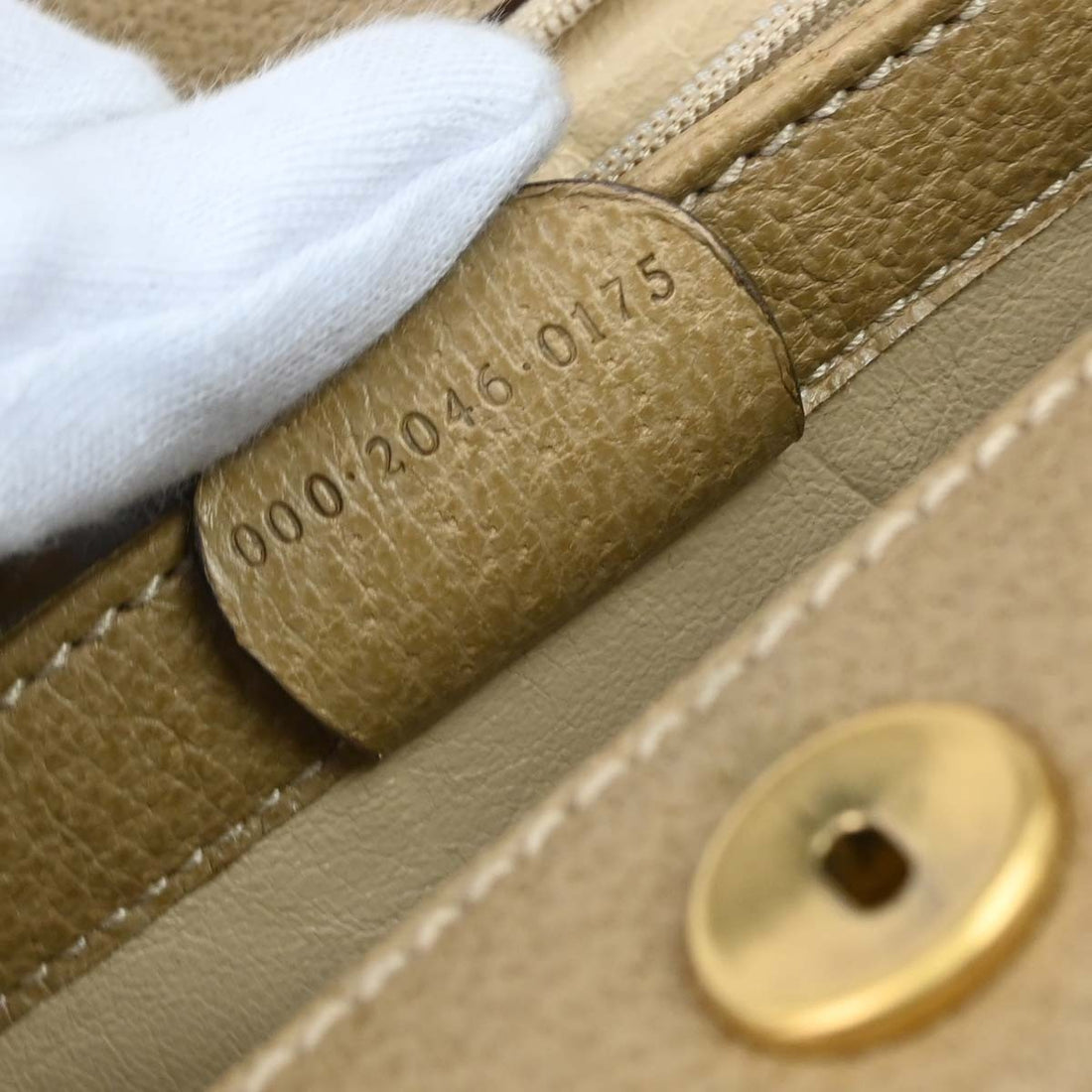 Gucci Bamboo in Pelle Beige Vintage