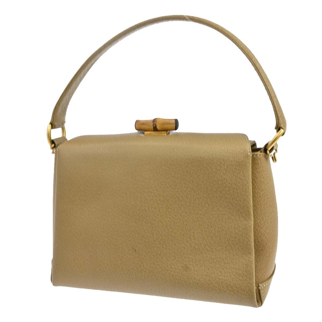 Gucci Bamboo in Pelle Beige Vintage