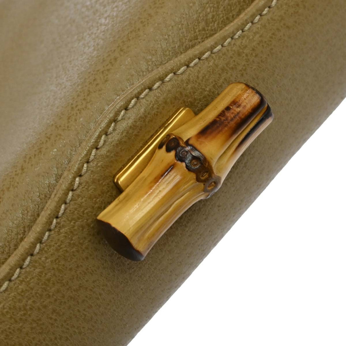 Gucci Bamboo in Pelle Beige Vintage