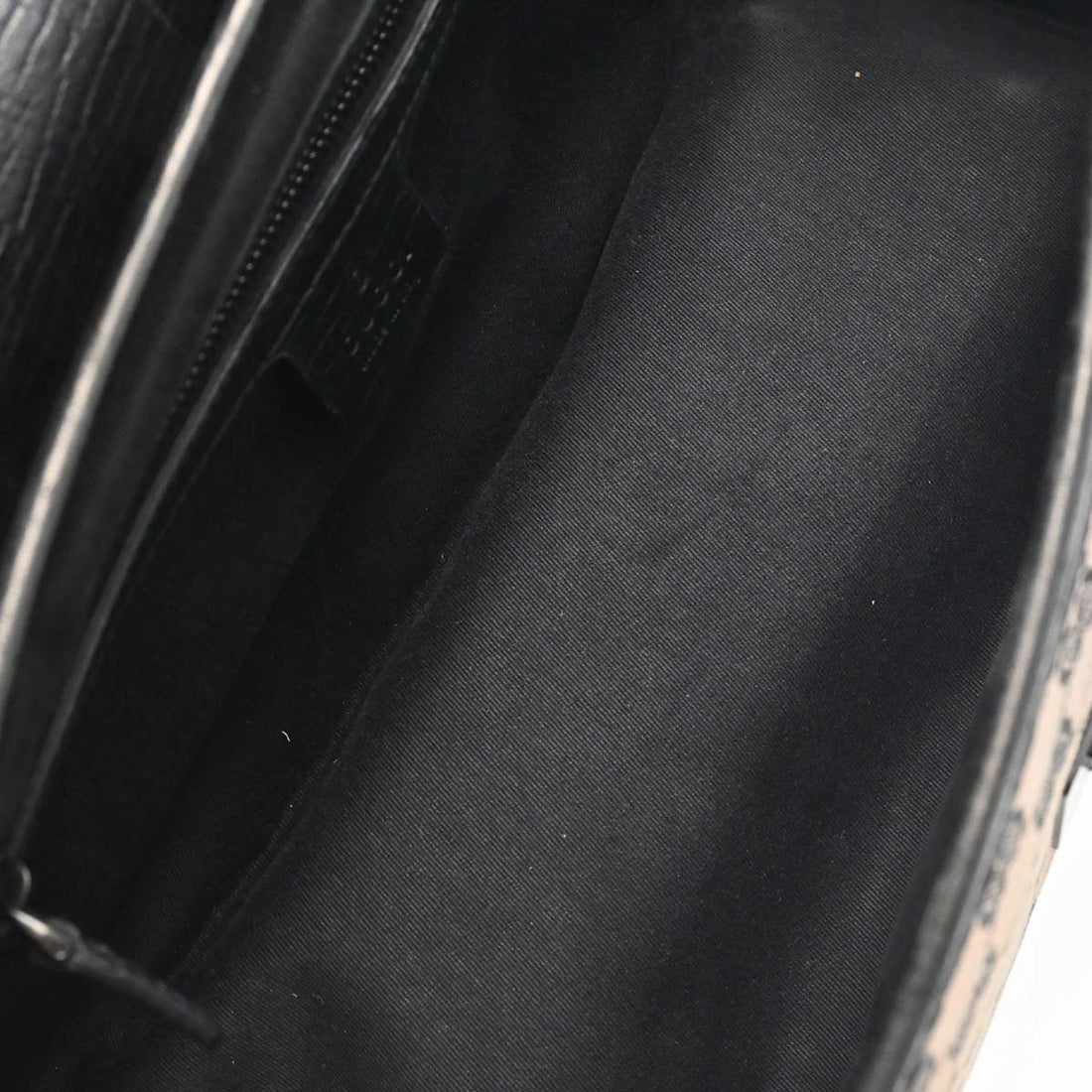Gucci Bamboo GG in Pelle Nero Vintage