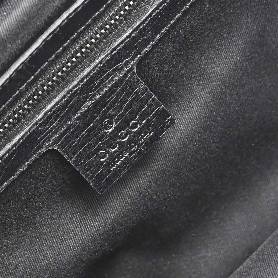 Gucci Bamboo GG in Pelle Nero Vintage