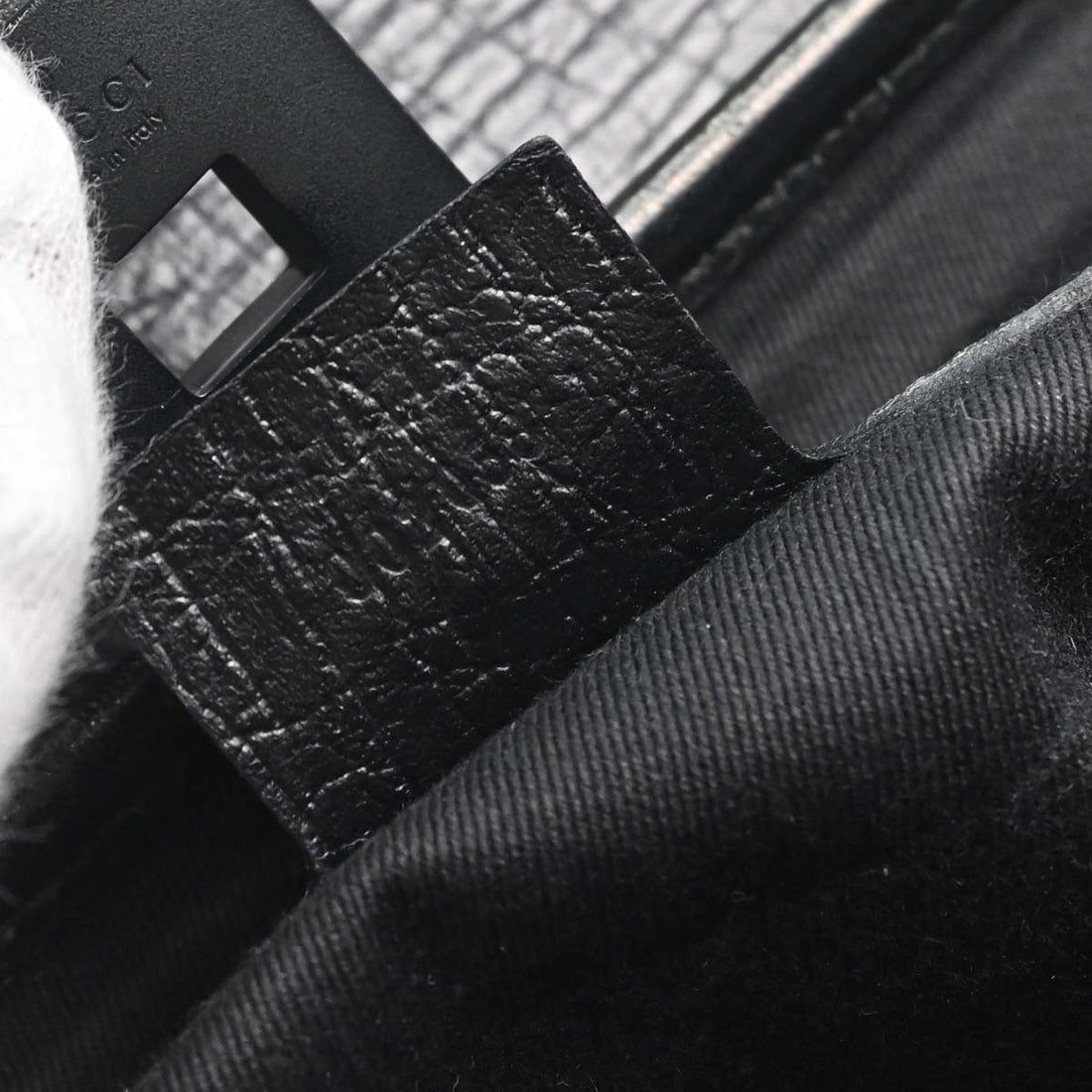 Gucci Bamboo GG in Pelle Nero Vintage