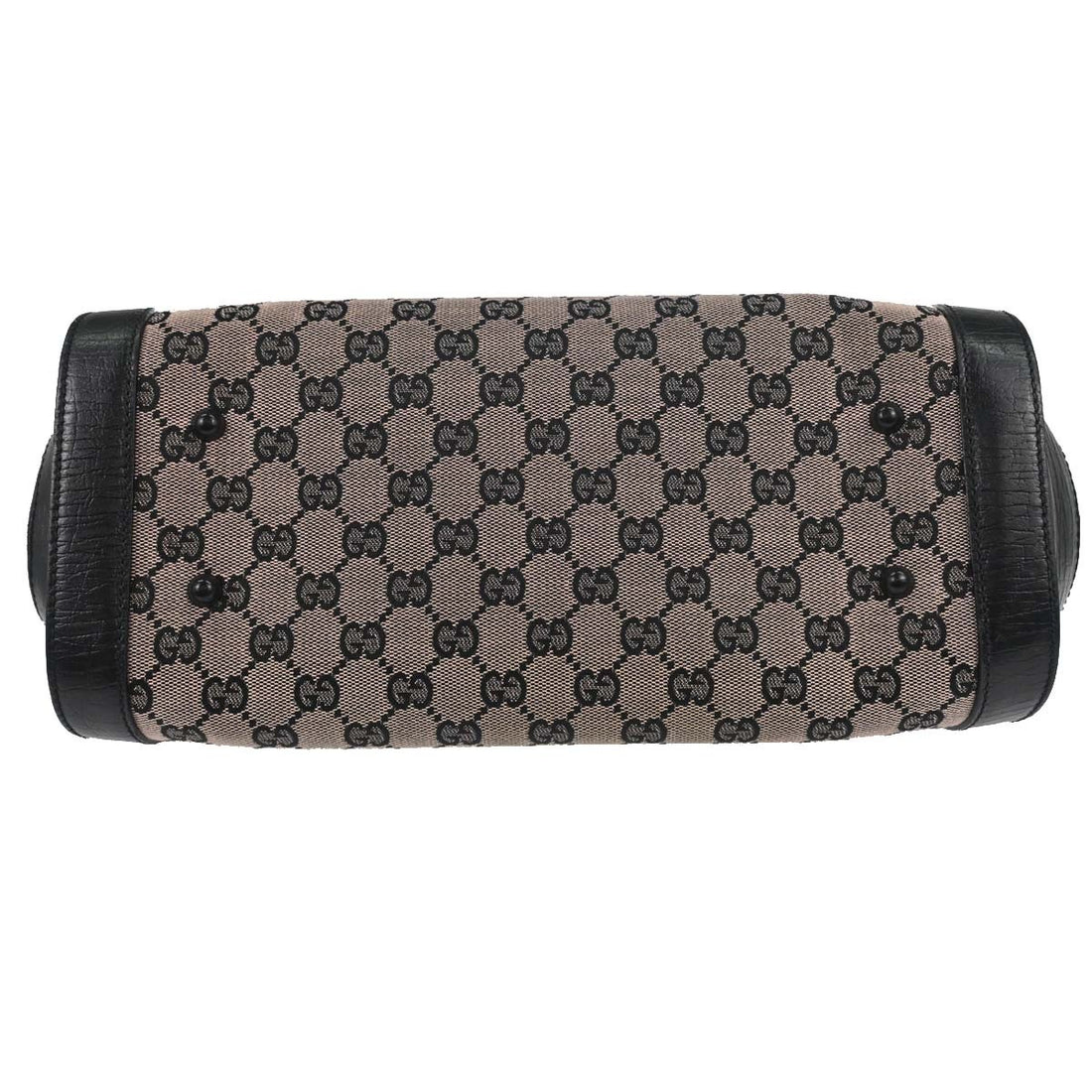 Gucci Bamboo GG in Pelle Nero Vintage