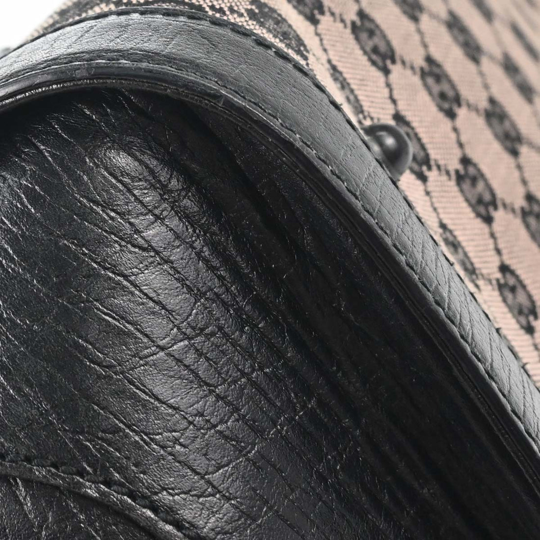 Gucci Bamboo GG in Pelle Nero Vintage