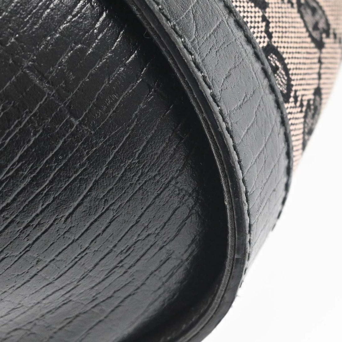 Gucci Bamboo GG in Pelle Nero Vintage