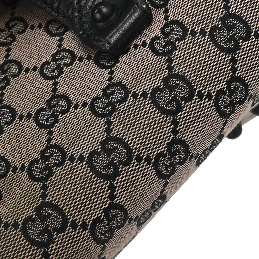 Gucci Bamboo GG in Pelle Nero Vintage
