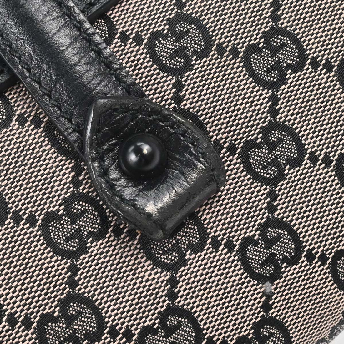 Gucci Bamboo GG in Pelle Nero Vintage